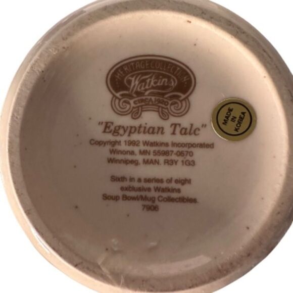 Vintage Watkins 1992 Coffee Mugs, Egyptian Tale, Tooth Powder, Washing Compound - Picture 14 of 14